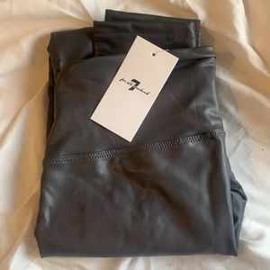7 For All Mankind Leather Leggings